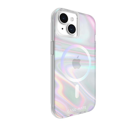 Case-Mate Soap Bubble MagSafe - Etui iPhone 15 (Iridescent)