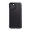 X-Doria Defense Lux - Hliníkové pouzdro pro iPhone 11 Pro (pádový test 3 m) (černá kůže)
