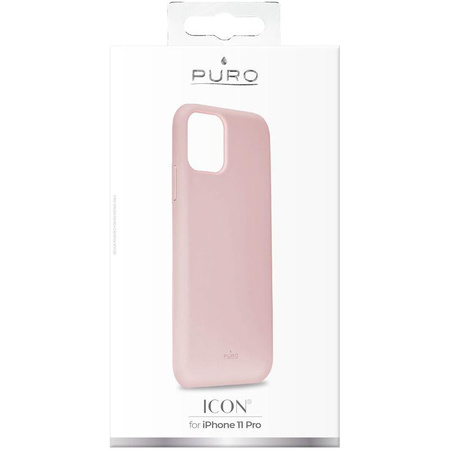 PURO ICON Cover - Coque iPhone 11 Pro (Rose Sable)