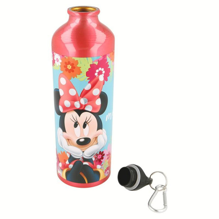 Minnie Mouse - Aluminum bottle with carabiner 750 ml