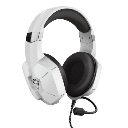 Trust GXT 323W Carus - Casque d'écoute pour joueurs (blanc)