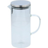 GLASBEHÄLTER MIT DECKEL für Wasser 1,3 l, mit Filter, für Tee, Alpina