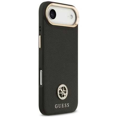 Guess Grained Strass Logo MagSafe - Case iPhone Air (black)