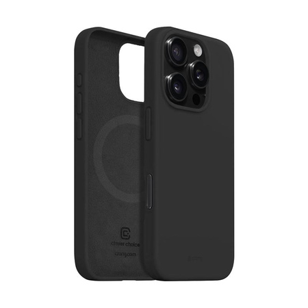 Crong színes tok mágneses tok - iPhone 16 Pro MagSafe tok (fekete)