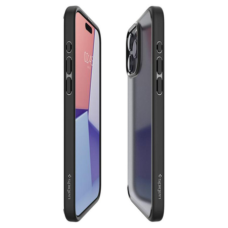 Spigen Ultra Hybrid - Schutzhülle für iPhone 15 Pro (Frost Black)