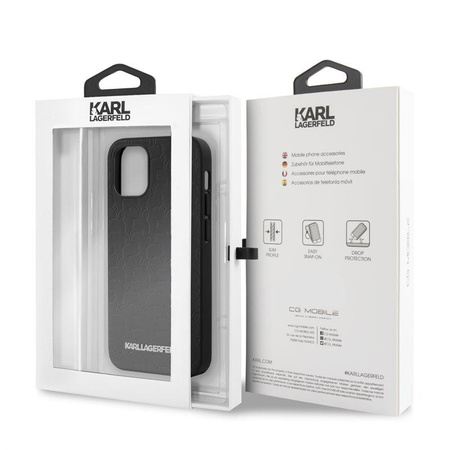 Karl Lagerfeld Kameo - Coque pour iPhone 12 Mini (noir)