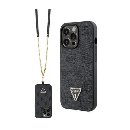 Guess Crossbody 4G Metall-Logo - iPhone 13 Pro Tasche (schwarz)