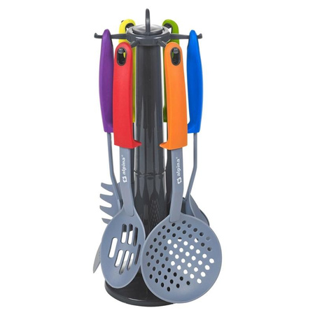 Alpina - Kitchen utensils 6pcs. + stand