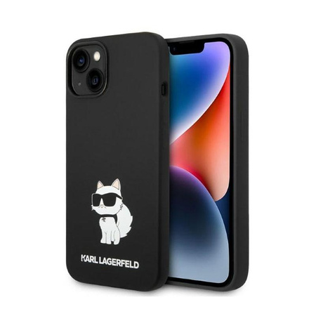 Karl Lagerfeld Silikon NFT Choupette - iPhone 14 Plus Tasche (schwarz)