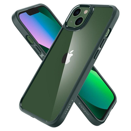 Spigen Ultra Hybrid - tok iPhone 13 készülékhez (zöld)