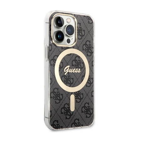 Guess 4G MagSafe - Étui pour iPhone 13 Pro (Noir)