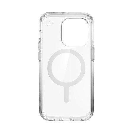 Speck Presidio Perfect-Clear + MagSafe - Coque pour iPhone 14 Pro avec revêtement MICROBAN (transparent)