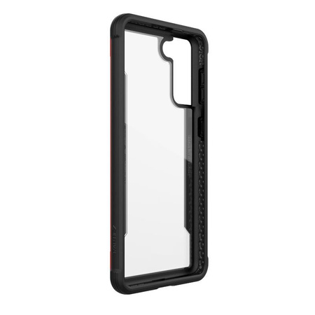 X-Doria Raptic Shield - Etui aluminiowe Samsung Galaxy S21+ (Antimicrobial protection) (Red)