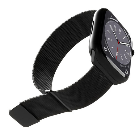 Puro Milanese Magnetic Band - Edelstahlband für Apple Watch 38/40/41/42 mm (schwarz)