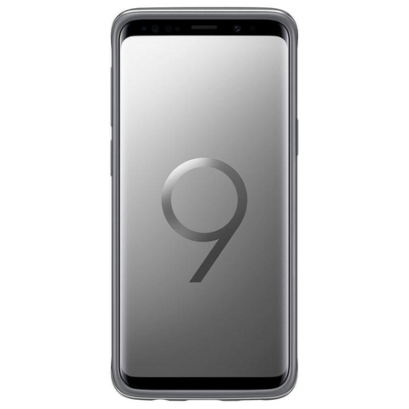 Samsung Stehende Schutzhülle - Samsung Galaxy S9 Case mit Ständer (Silber)