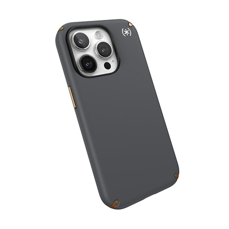 Speck Presidio2 Pro Magsafe - iPhone 15 Pro Case (Charcoal Grey / Cool Bronze / White)