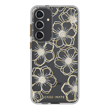 Case-Mate Floral Gems - pouzdro pro Samsung Galaxy S24+ (zlaté)