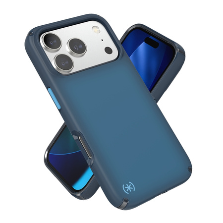 Speck Presidio Lux MagSafe - Pouzdro pro iPhone 17 Pro (Deep Sea Fade / Black / Spell Blue)