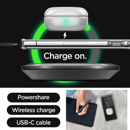 Spigen Ultra Hybrid - Etui pour Samsung Galaxy S23 Ultra (Transparent)