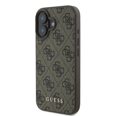 Guess 4G Classic - Etui iPhone 16 Plus (brązowy)