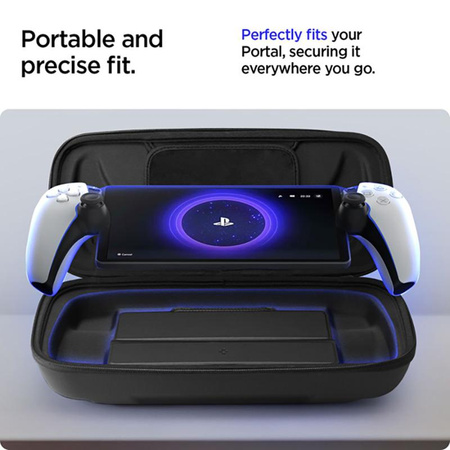Spigen Rugged Armor Pro - Étui pour Sony PlayStation Portal (noir)