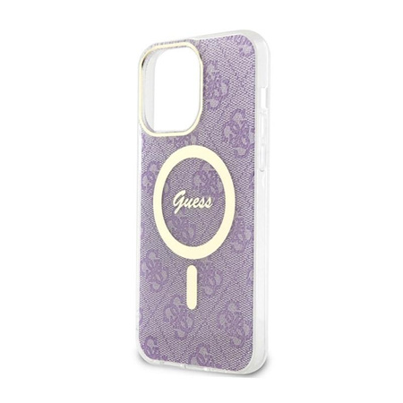 Guess 4G MagSafe - Étui pour iPhone 14 Pro Max (violet)