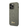 Guess Glitter Flakes Metal Logo Case - Coque iPhone 14 Pro Max (verte)