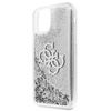 Guess Liquid Glitter 4G Big Logo - Etui iPhone 11 (srebrny)