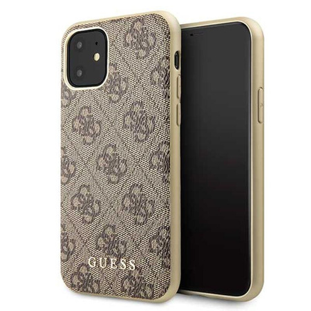 Kolekce Guess 4G - pouzdro pro iPhone 11 (hnědé)