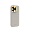 Moshi Napa Slim MagSafe - Ledertasche für iPhone 14 Pro (Serene Gray)