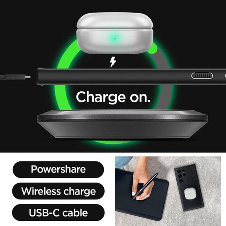 Spigen Ultra Hybrid - Etui do Samsung Galaxy S23 Ultra (Frost Black)