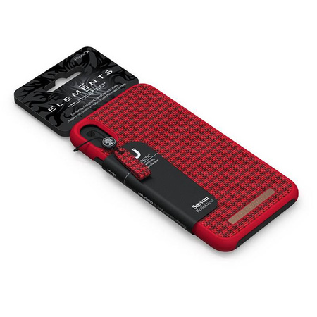 Nordic Elements Saeson Idun - Coque en matériau iPhone Xs / X (Rouge)