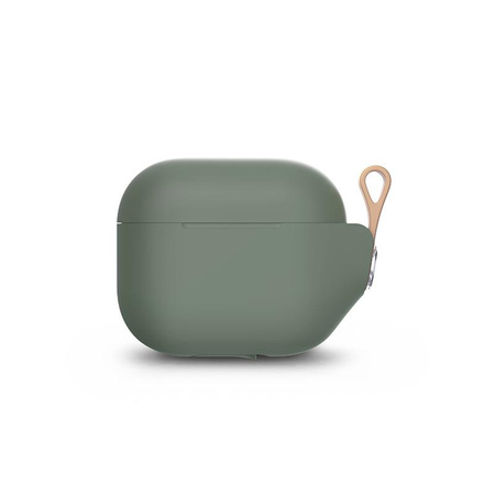 Moshi Pebbo - AirPods 3 Hülle mit abnehmbarer Handschlaufe (Mintgrün)