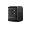 WEKOME WP-U03 Pop Digital Series - EU / UK / US / AU Charger / Travel Adapter + 3x USB-C & 2x USB-A 30W (Black)