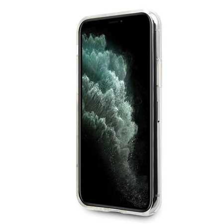 Guess Circle Glitter 4G - Case for  iPhone 11 Pro Max (khaki)