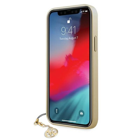 Guess 4G Charms Kollektion - iPhone 12 mini Tasche (braun)