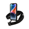 Karl Lagerfeld Monogram Plaque Logo Strap - iPhone 14 Case (black)