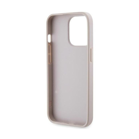 Guess Crossbody 4G Metal Logo - pouzdro pro iPhone 13 Pro (růžové)