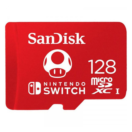 SanDisk Nintendo Switch microSDXC - 128 GB V30 UHS-I U3 memory card 100/90 MB/s