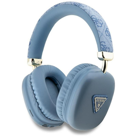 Guess 4G Triangle Logo - Casque intra-auriculaire sans fil Bluetooth V5.3 (bleu)
