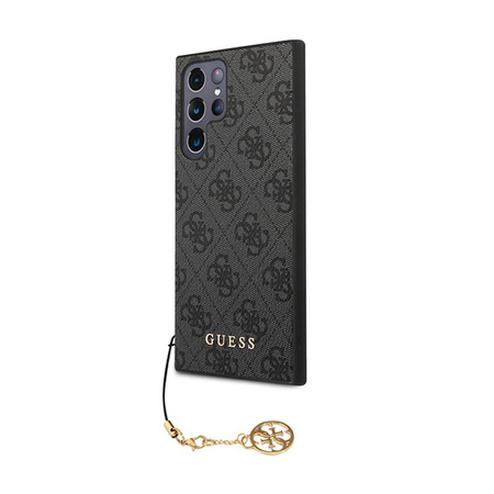 Kolekce Guess 4G Charms - pouzdro pro Samsung Galaxy S24 Ultra (černé)