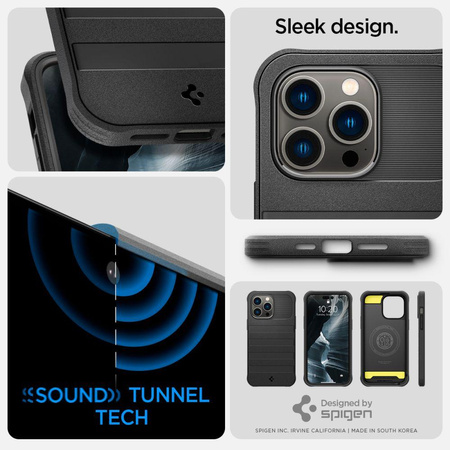 Spigen Mag Geo Armor 360 MagSafe – Etui do iPhone 14 Pro (Czarny)