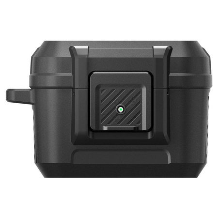 Spigen Lock Fit - Gepanzerte Hülle für Apple Airpods Pro 1 / 2 (Schwarz)