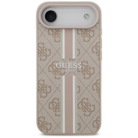 Guess 4G Printed Stripes MagSafe - Pouzdro iPhone Air (růžové)