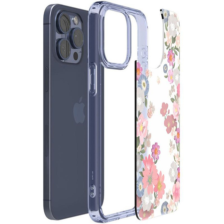 Spigen Ultra Hybrid - Gehäuse für iPhone 15 Pro (Blossom)