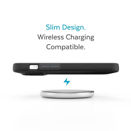 Speck CandyShell Pro - pouzdro pro iPhone 14 Pro s povrchovou úpravou MICROBAN (černé / břidlicově šedé)