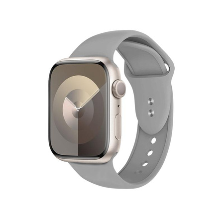Crong Liquid - Apple Watch szíj 44/45/46/49 mm (szürke)