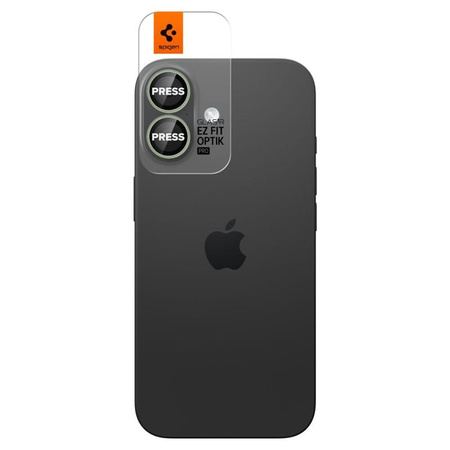 SZKŁO HARTOWANE NA APARAT DO IPHONE 16 | 16 PLUS | 17 SPIGEN SZYBKA 9H 2SZT