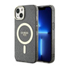 Guess Glitter Gold MagSafe - iPhone 14 Case (Noir)