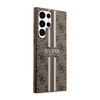 Guess 4G Printed Stripe - Etui Samsung Galaxy S23 Ultra (brązowy)